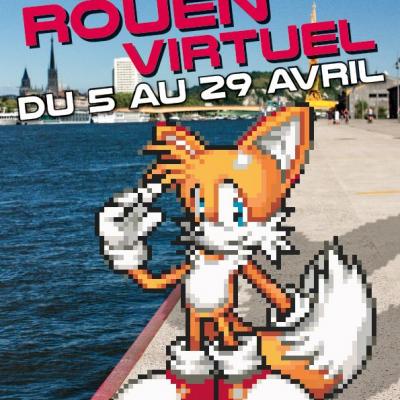 Affiche expo Rouen virtuel