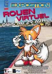 Affiche expo Rouen virtuel