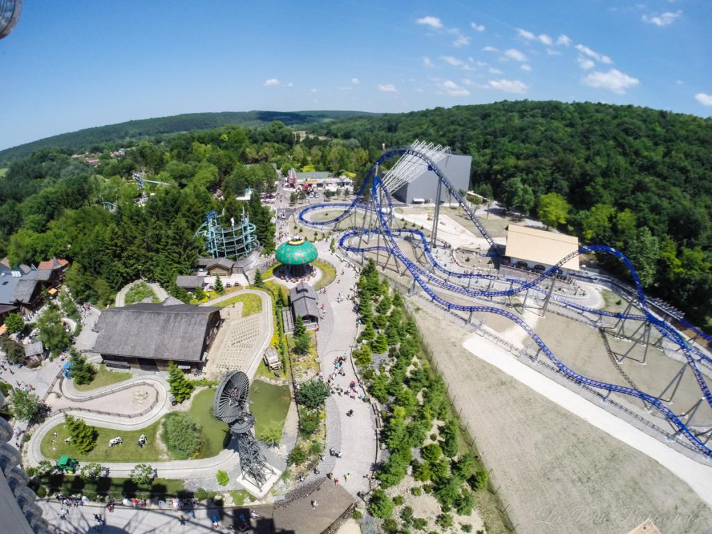 Nigloland, vue à 35 mètres de haut