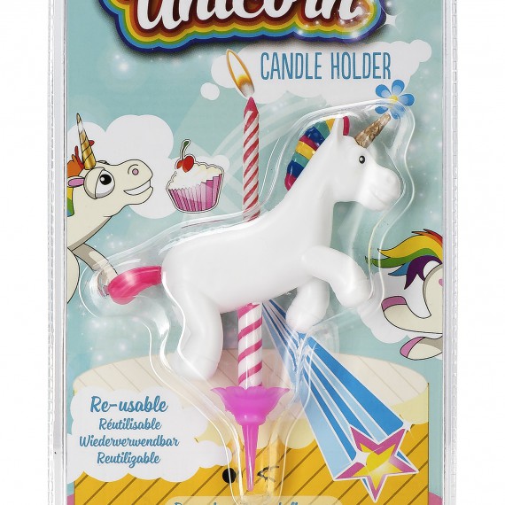 Porte bougie licorne