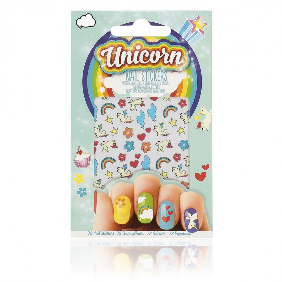 Stickers licorne pour ongles